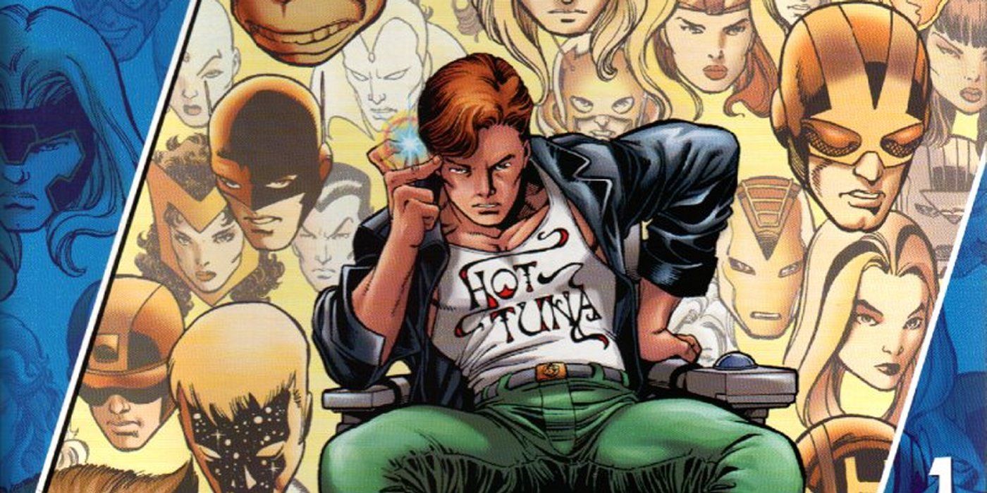 Rick Jones assis sur une chaise dans Marvel Comics