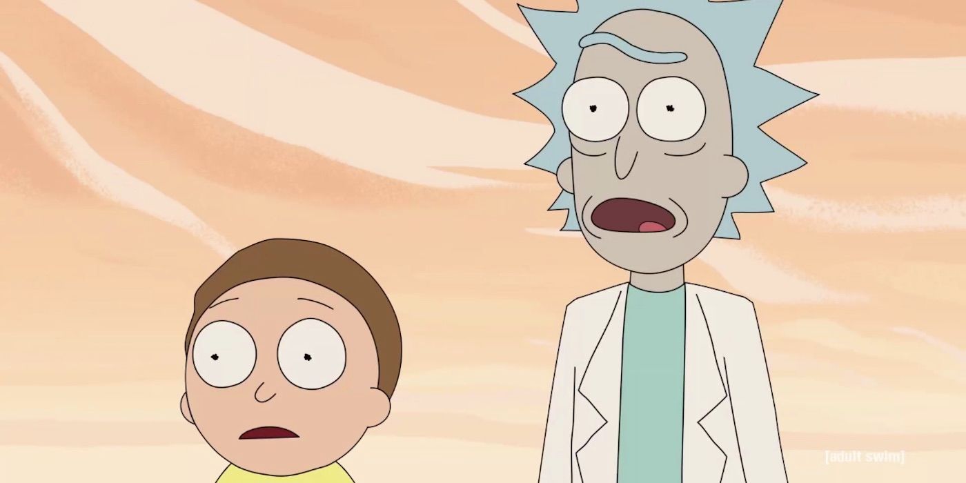 Rick and Morty standing together in season 3.