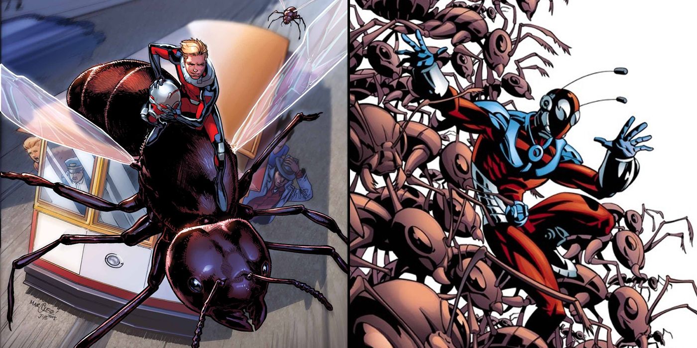 Scott Lang and Eric O'Grady as Ant-Man