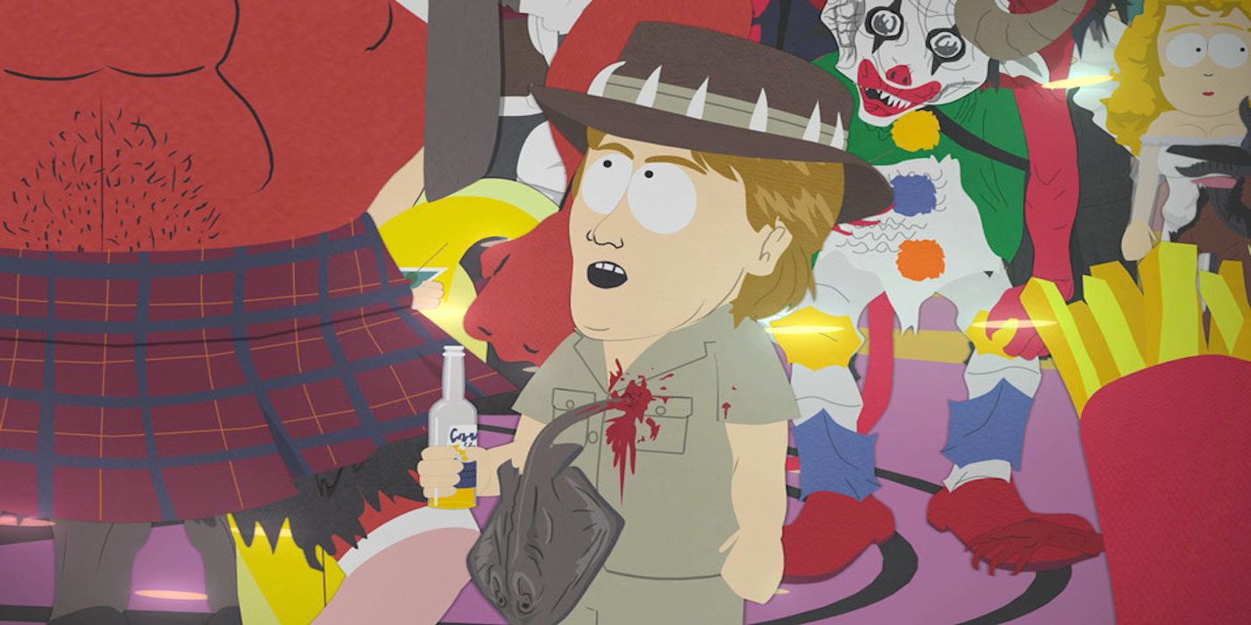 South Park Steve Irwin at Satan's Party