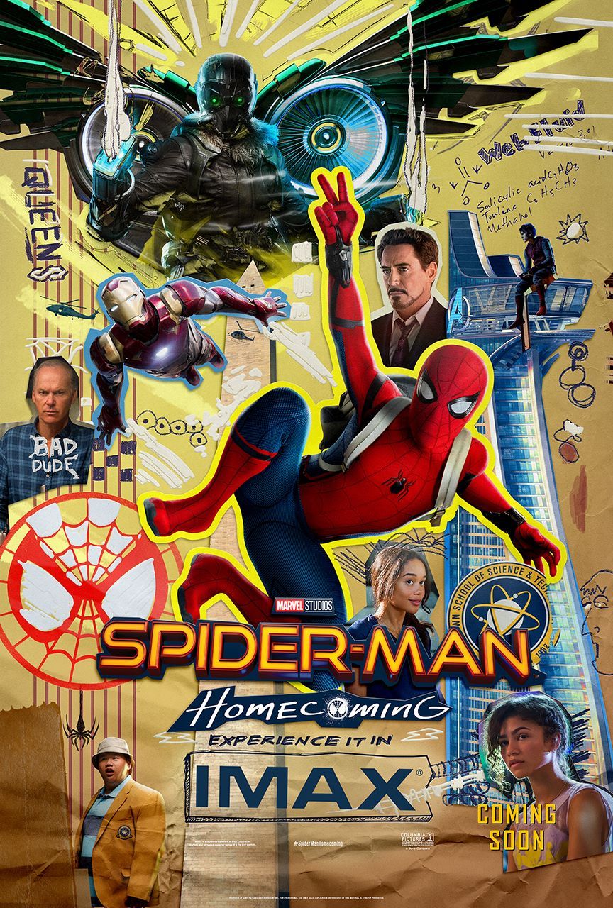 Spider-Man Homecoming IMAX poster