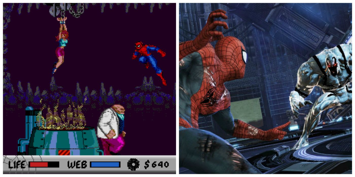 Every SpiderMan Video Game Ranked From Worst To Best 