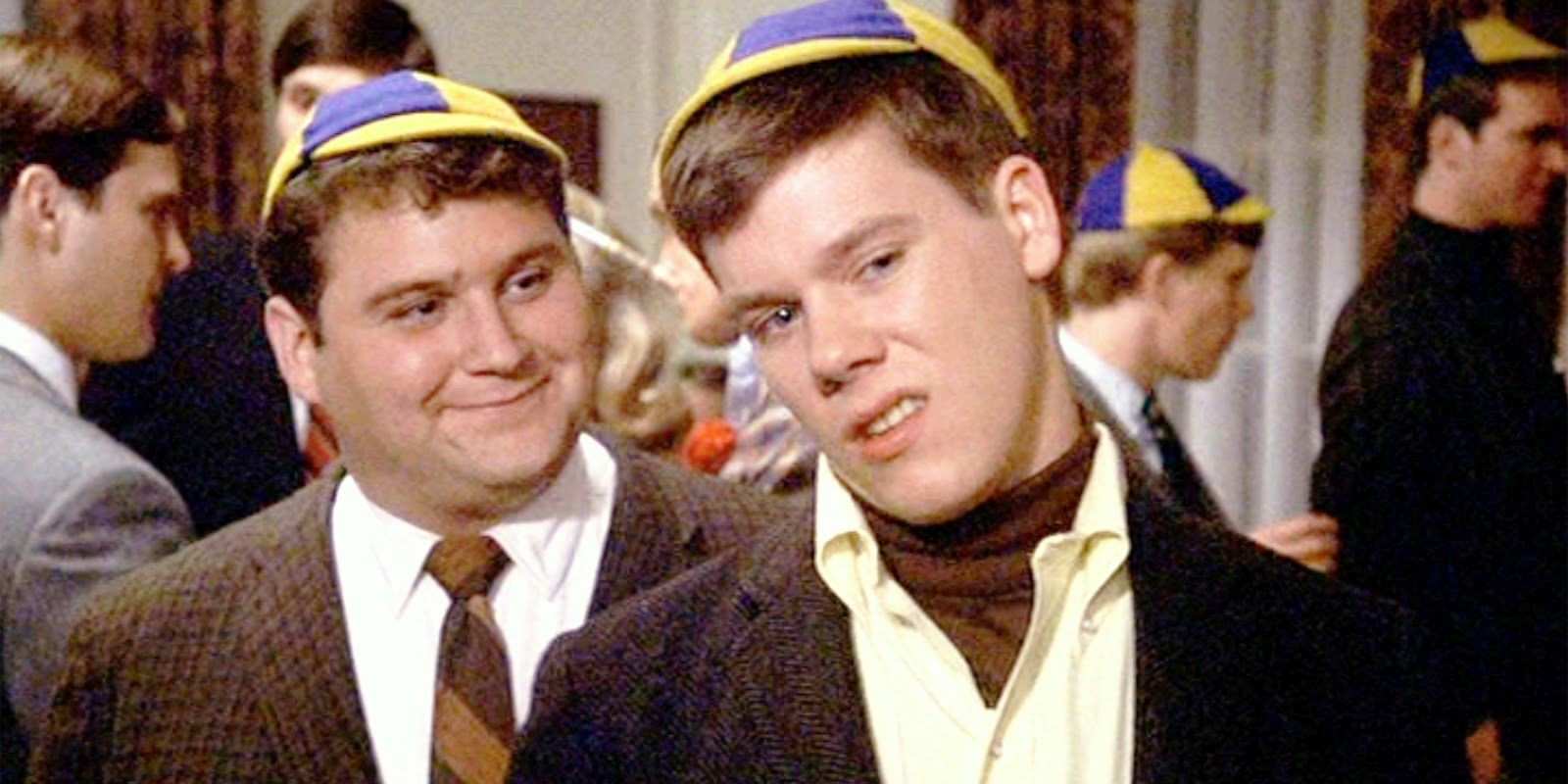 Stephen Furst and Kevin Bacon in Animal House