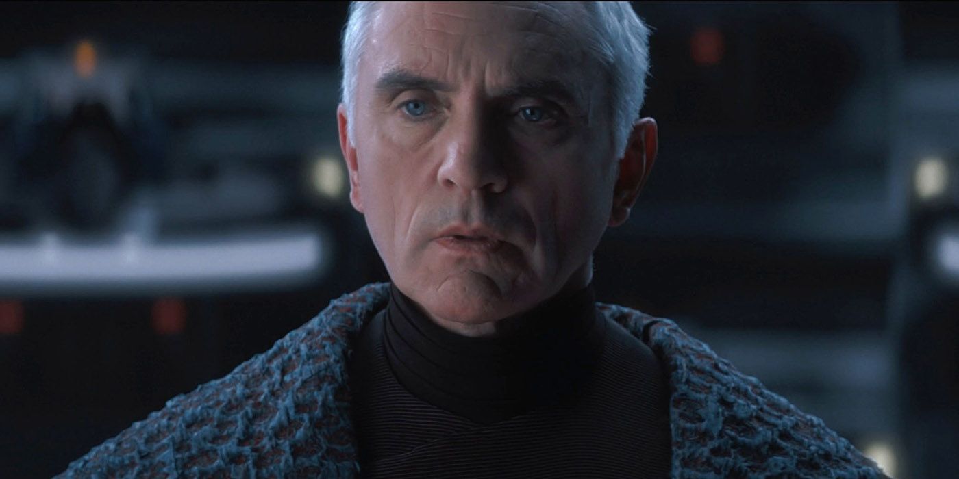 Terence Stamp as Chancellor Valorum in Star Wars The Phantom Menace