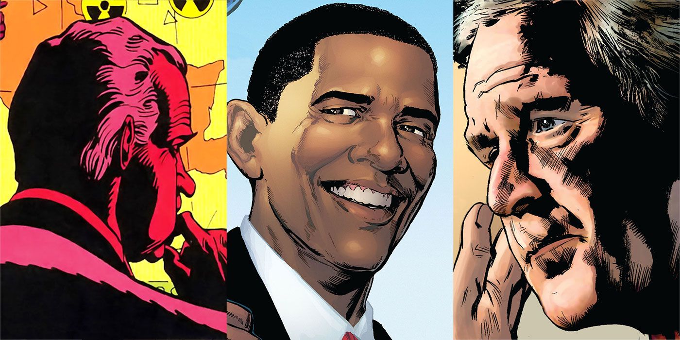 US presidents Comic Book Cameos