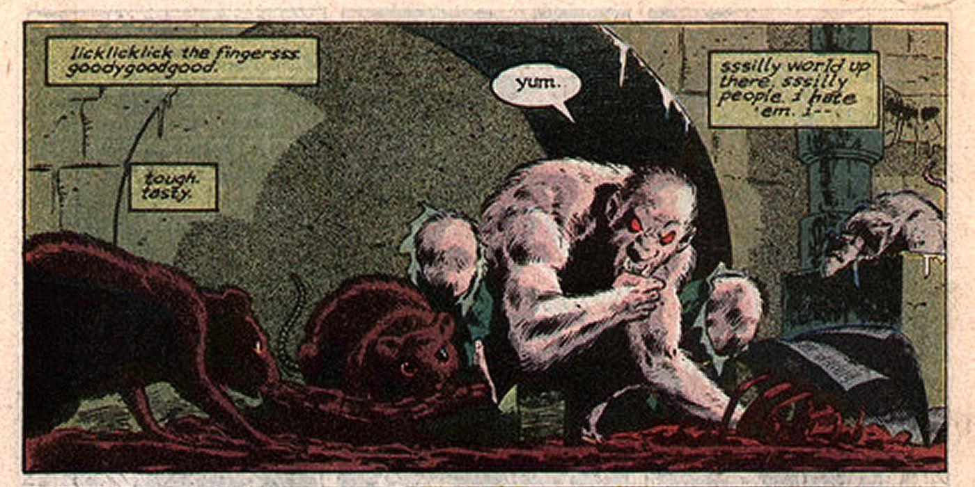 Vermin devours a victim in Marvel Comics 