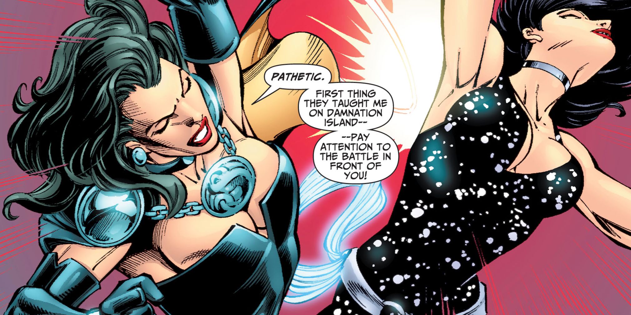 Wonder Woman Amazons Superwoman Fights Donna Troy