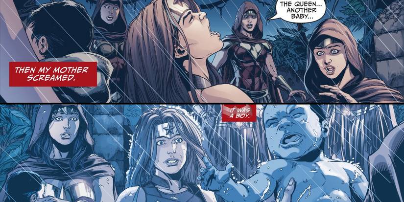 Wonder Woman Twin Brother Comic Born