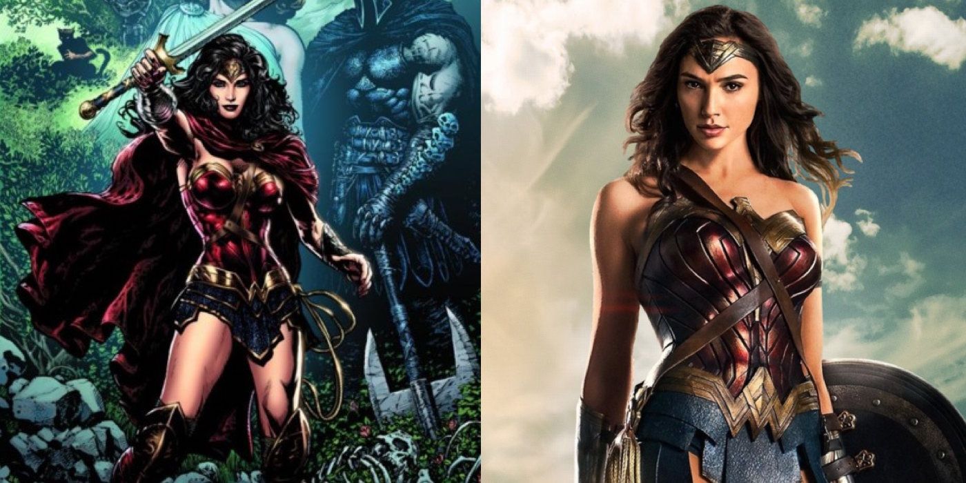 Wonder Woman Characters: Comics vs. Movie