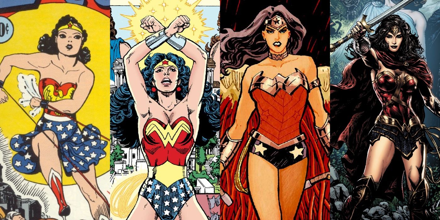 Wonder Woman through the ages
