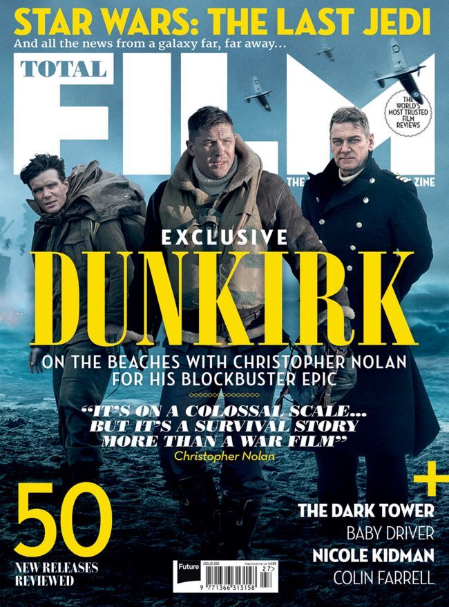 Chrisopher Nolan's Dunkirk on the cover of Total Film