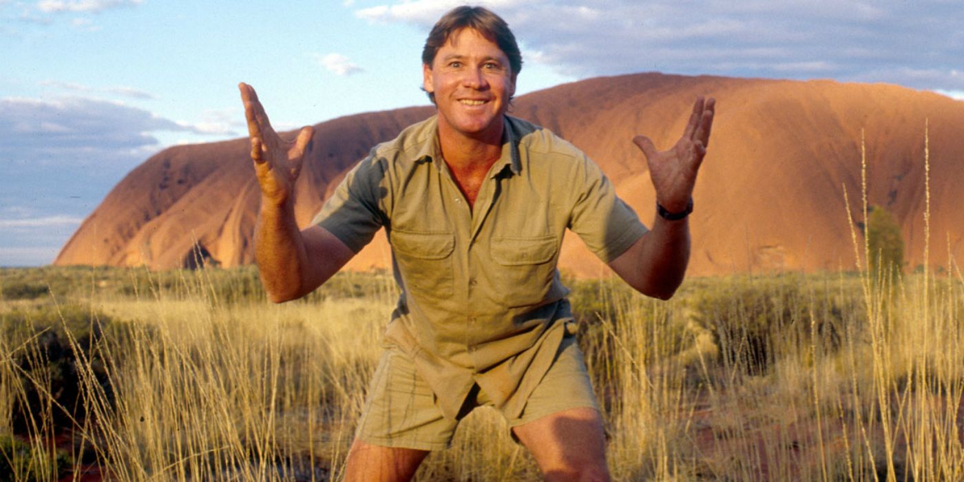 Steve Irwin in the Australian Outback