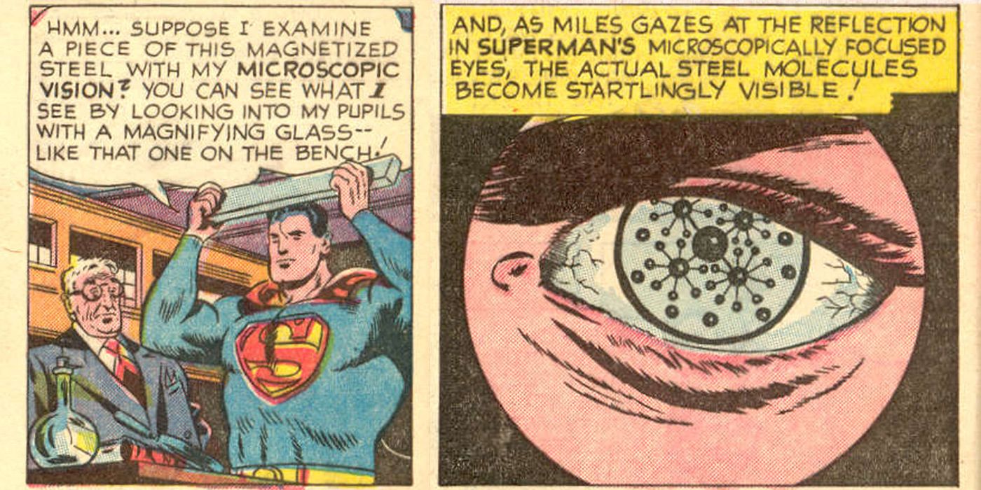 Superman Superpowers Microscopic Vision
