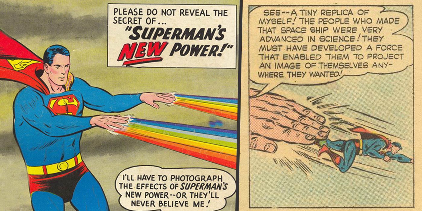 Superman Superpowers Microscopic Rainbow Mini-Superman