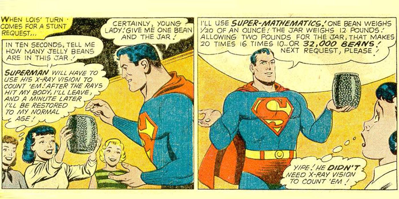 Superman Superpowers Super-Mathematics