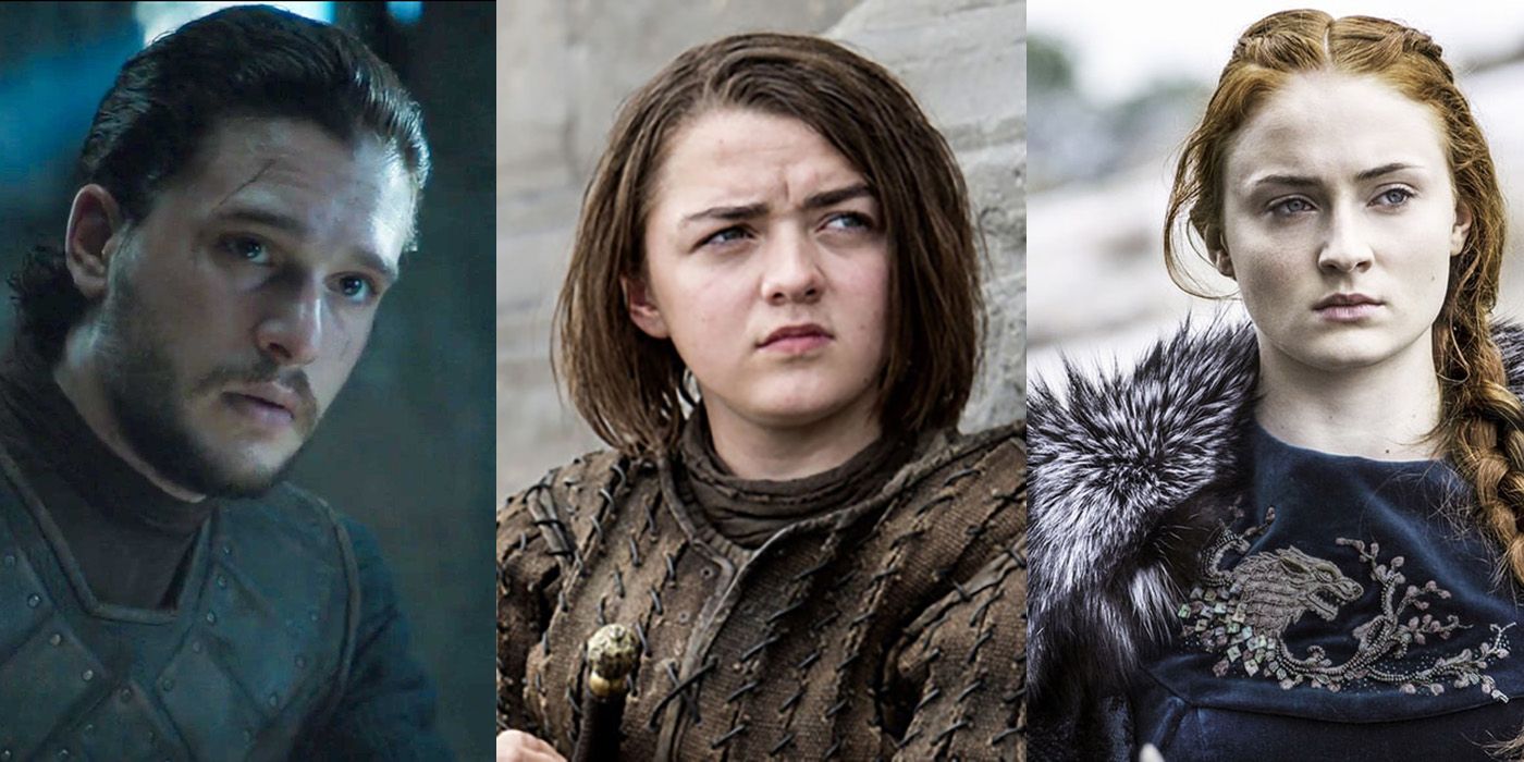 Arya, Jon, Sansa