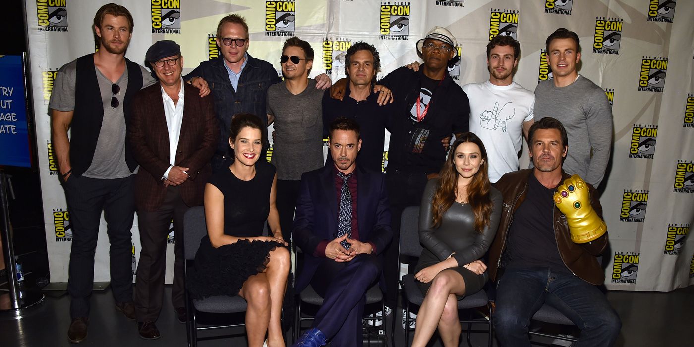 Avengers Age of Ultron Cast Photo from SDCC 2014