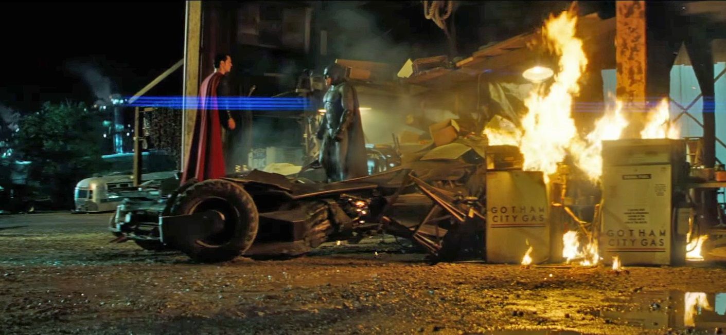 Batman v Superman Batmobile Face-Off