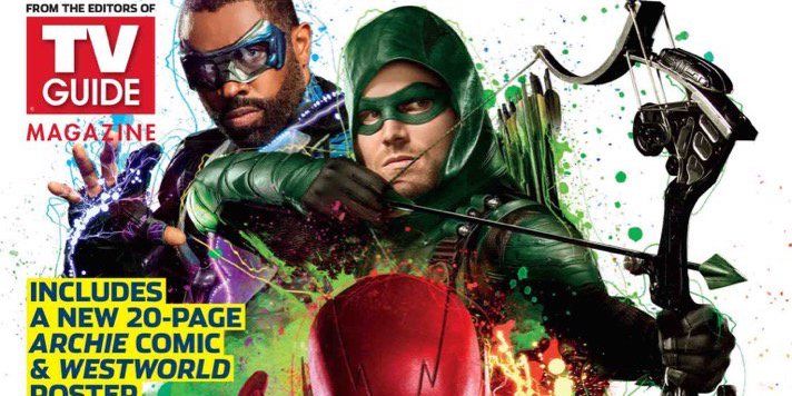 Black Lightning Arrow The Flash SDCC TV Guide Cover Cropped