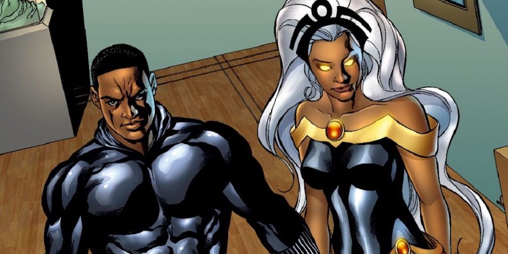 Black Panther and Storm join Fantastic Four in Marvel Comics. 