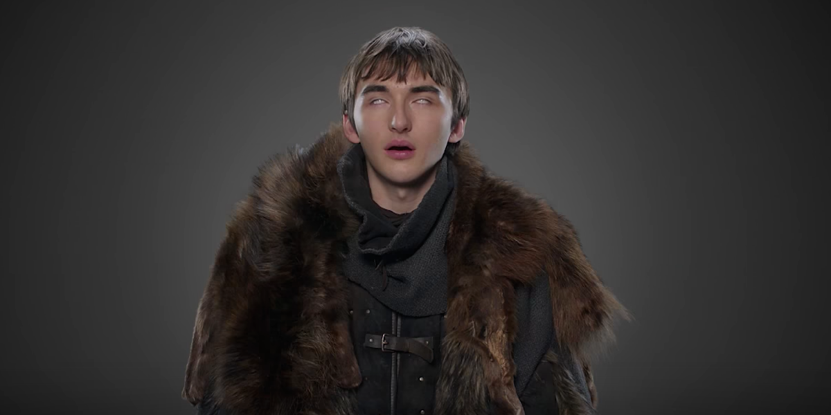 Bran Stark warging in Game of Thrones