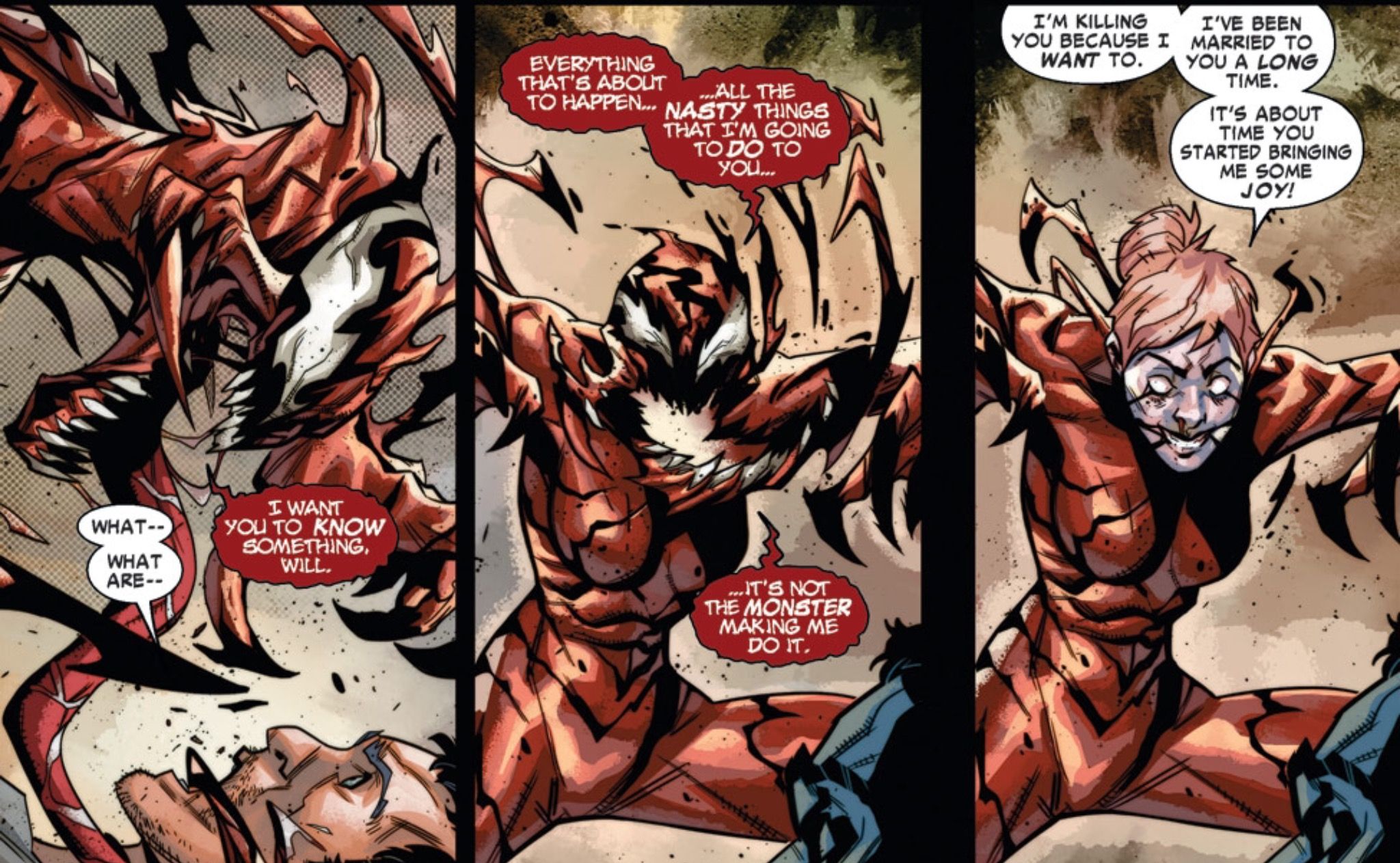 Carla Unger as Carnage in Superior Carnage Annual