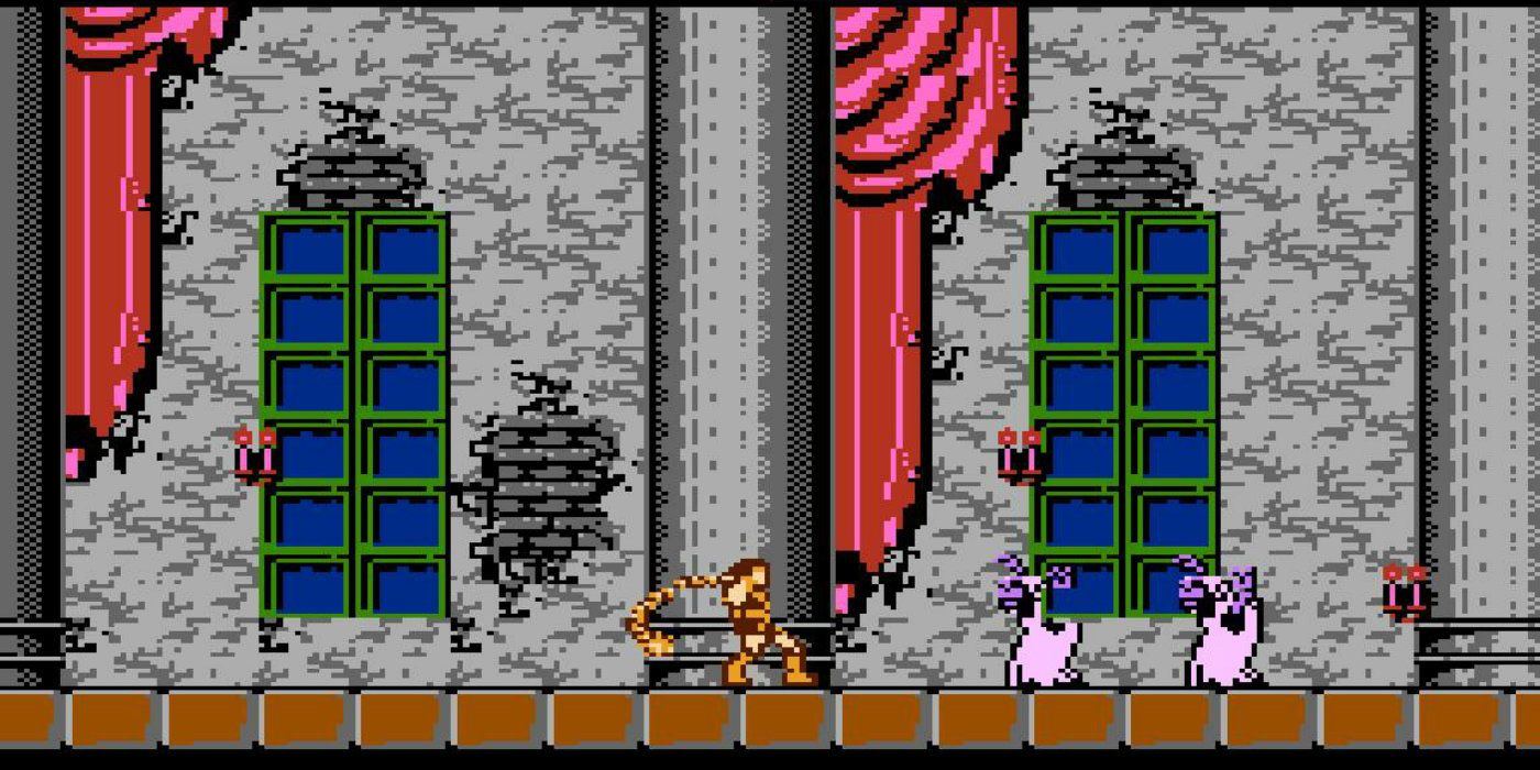 Castlevania as it appeared on the original NES