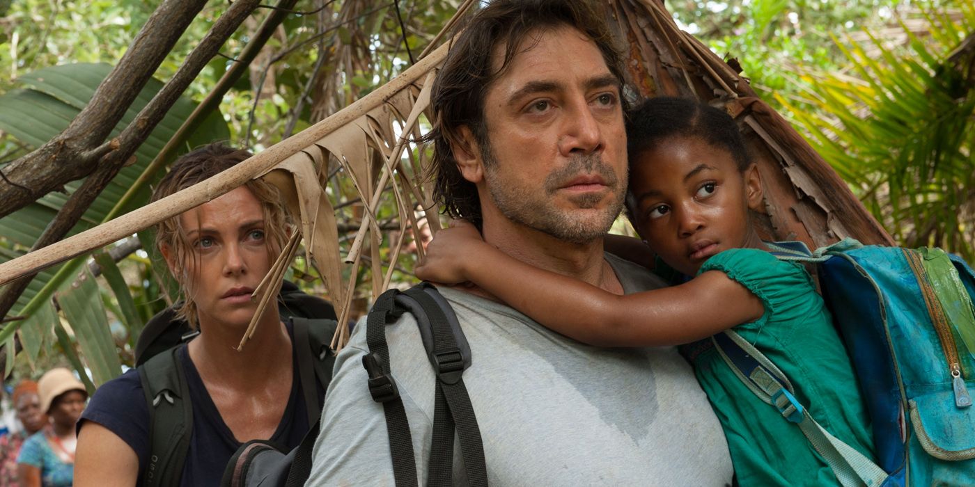 Charlize Theron and Javier Bardem in The Last Face