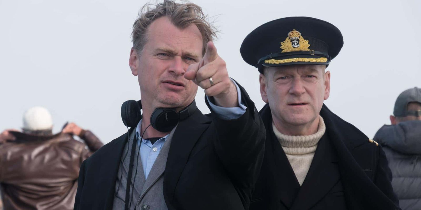 Christopher Nolan and Kenneth Brannagh in Dunkrik