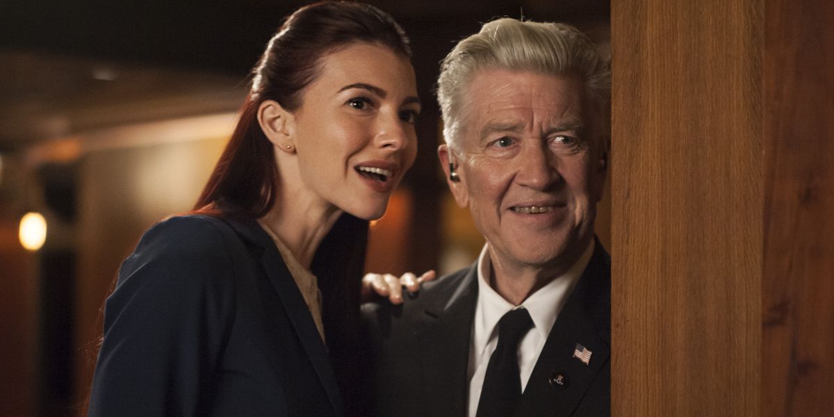 Chrysta Bell and David Lynch in Twin Peaks Part 10