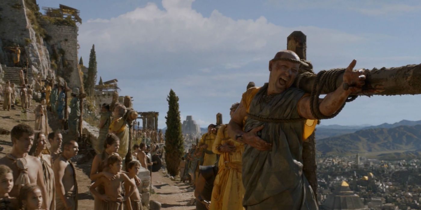 The Masters of Mereen crucified in Game of Thrones