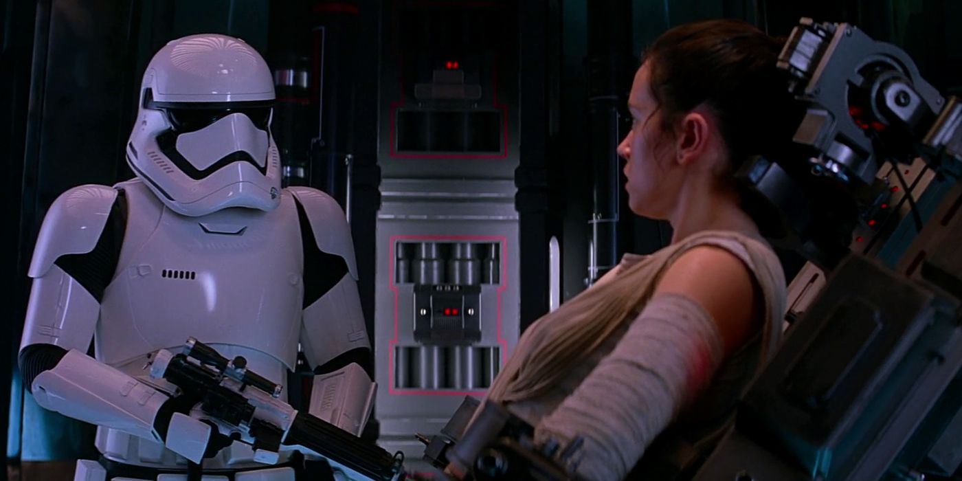 Daniel Craig and Daisy Ridley in Star Wars The Force Awakens