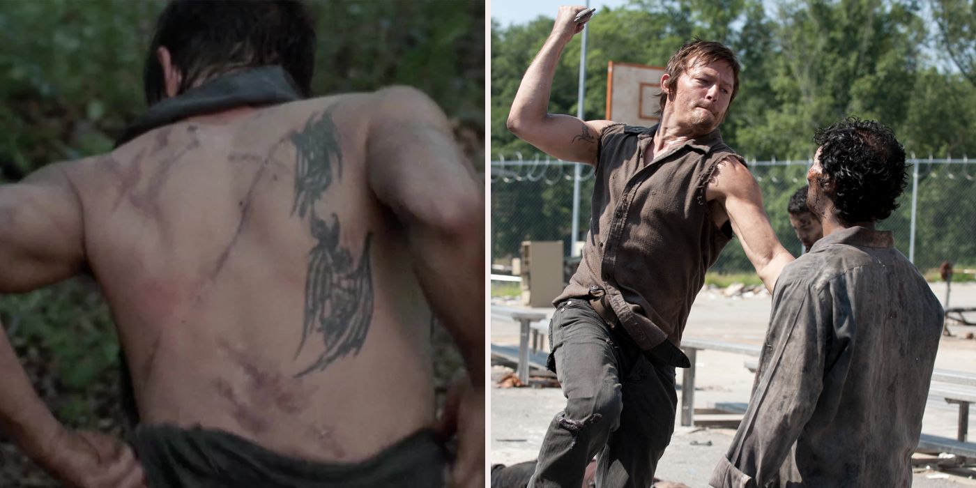 Altered Images  Tattoos  Color  Daryl Dixon Portrait