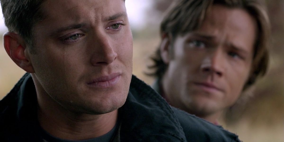 Dean and Sam crying scene in Supernatural