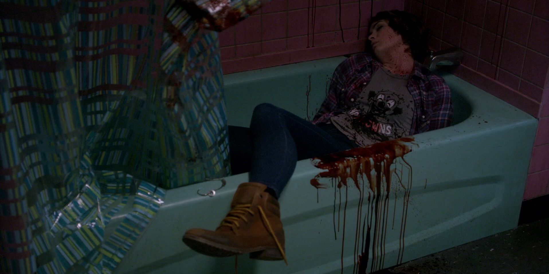 Dean and Sam Find Charlie Dead in a Motel Bathtub in Supernatural