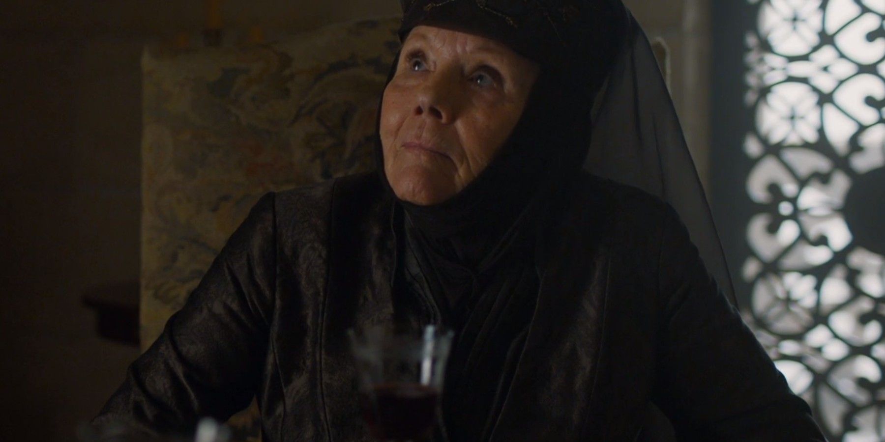 Diana Rigg as Olenna Tyrell in Game of Thrones
