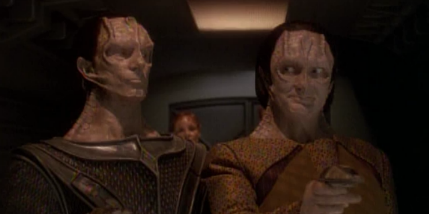 Gul Dukat and Elim Garak on Star Trek Deep Space Nine