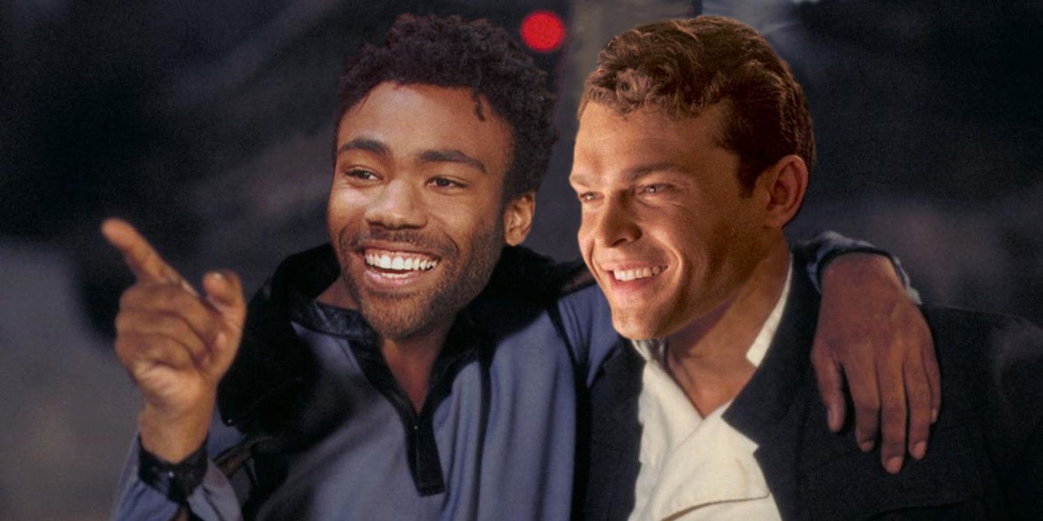 Star Wars Alden Ehrenreich and Donald Glover as Han Solo and Lando Calrissian