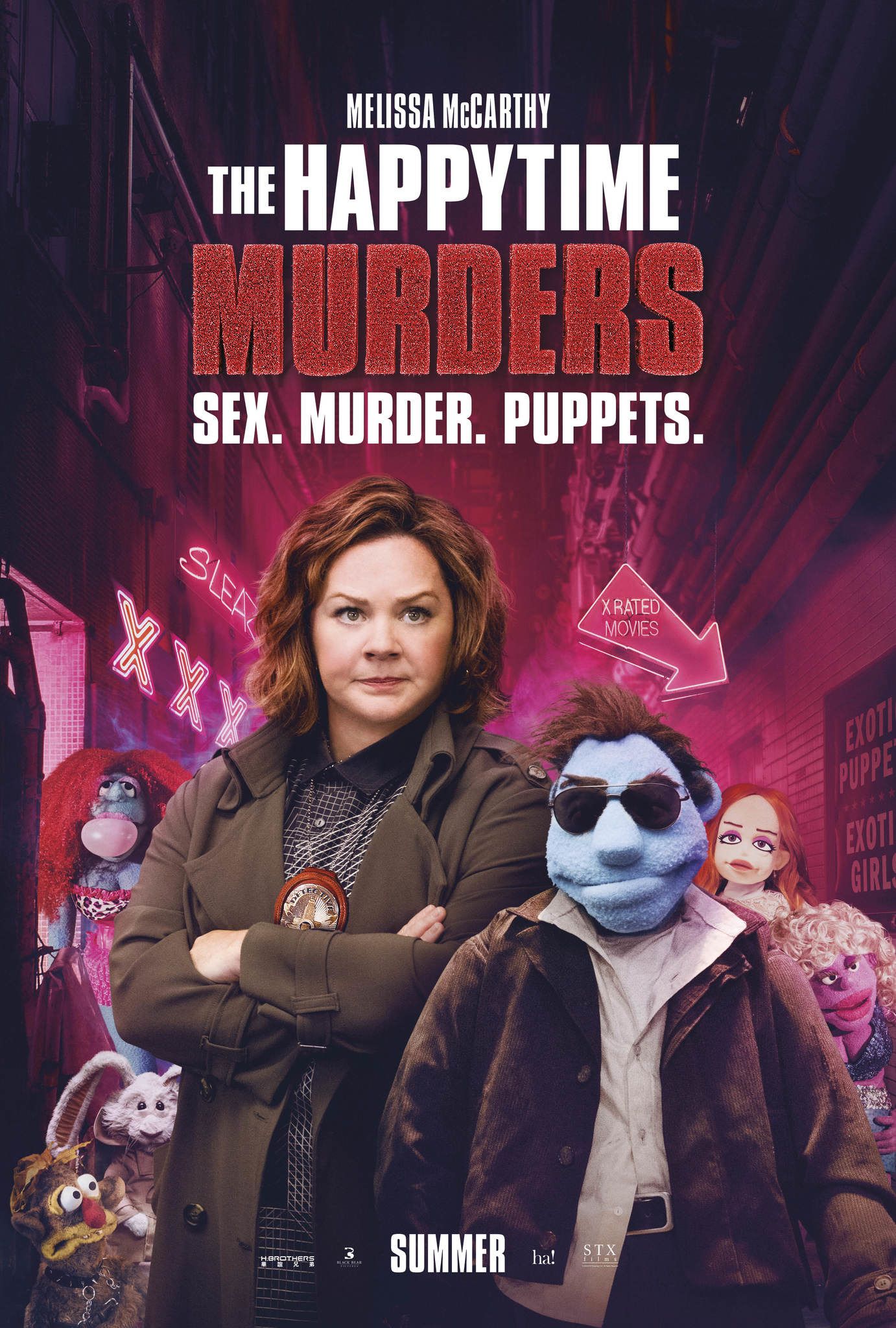 Happytime Murders movie poster