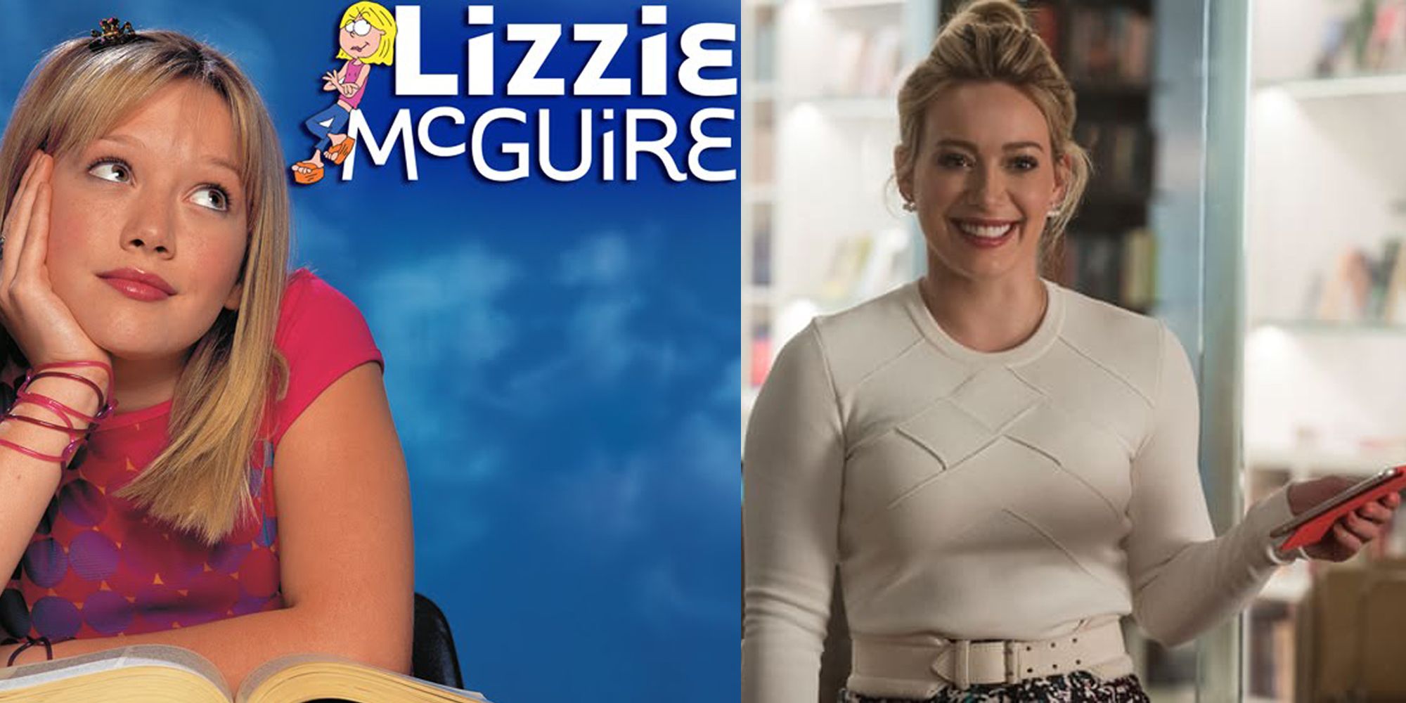 Hilary Duff in Lizzie McGuire and Younger