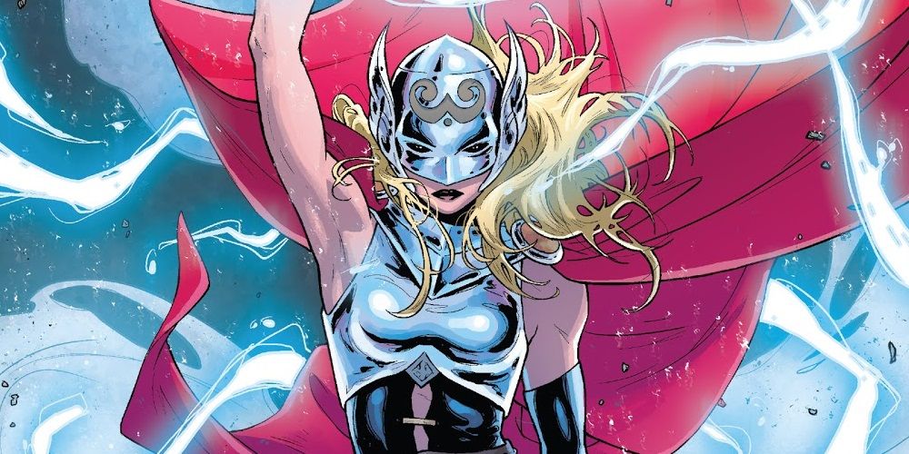 Jane Foster's reveal as Thor at the end of Thor no1 vol4