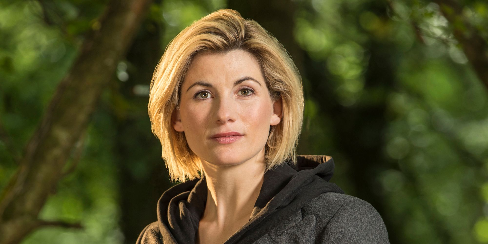 Jodie Whittaker wears a hoodie as the Thirteenth Doctor Who