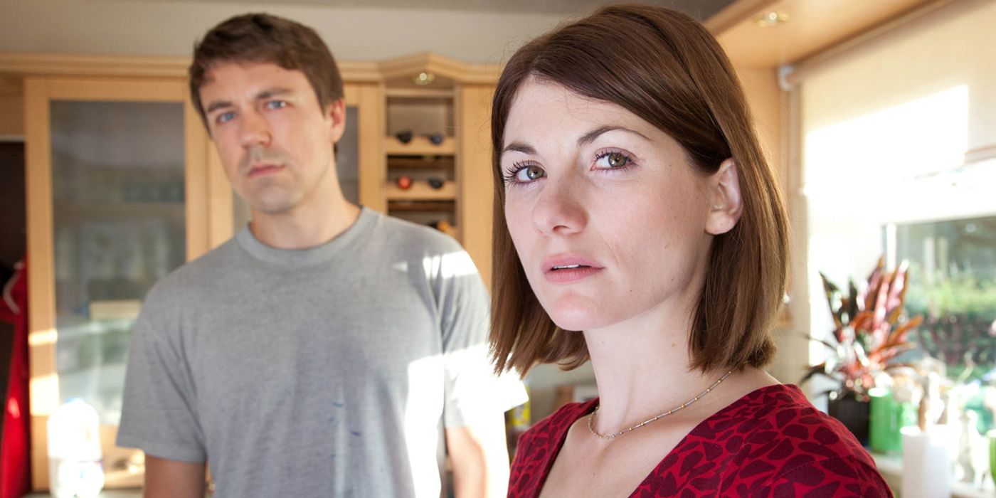 Jodie Whittaker and Andrew Buchan in Broadchurch