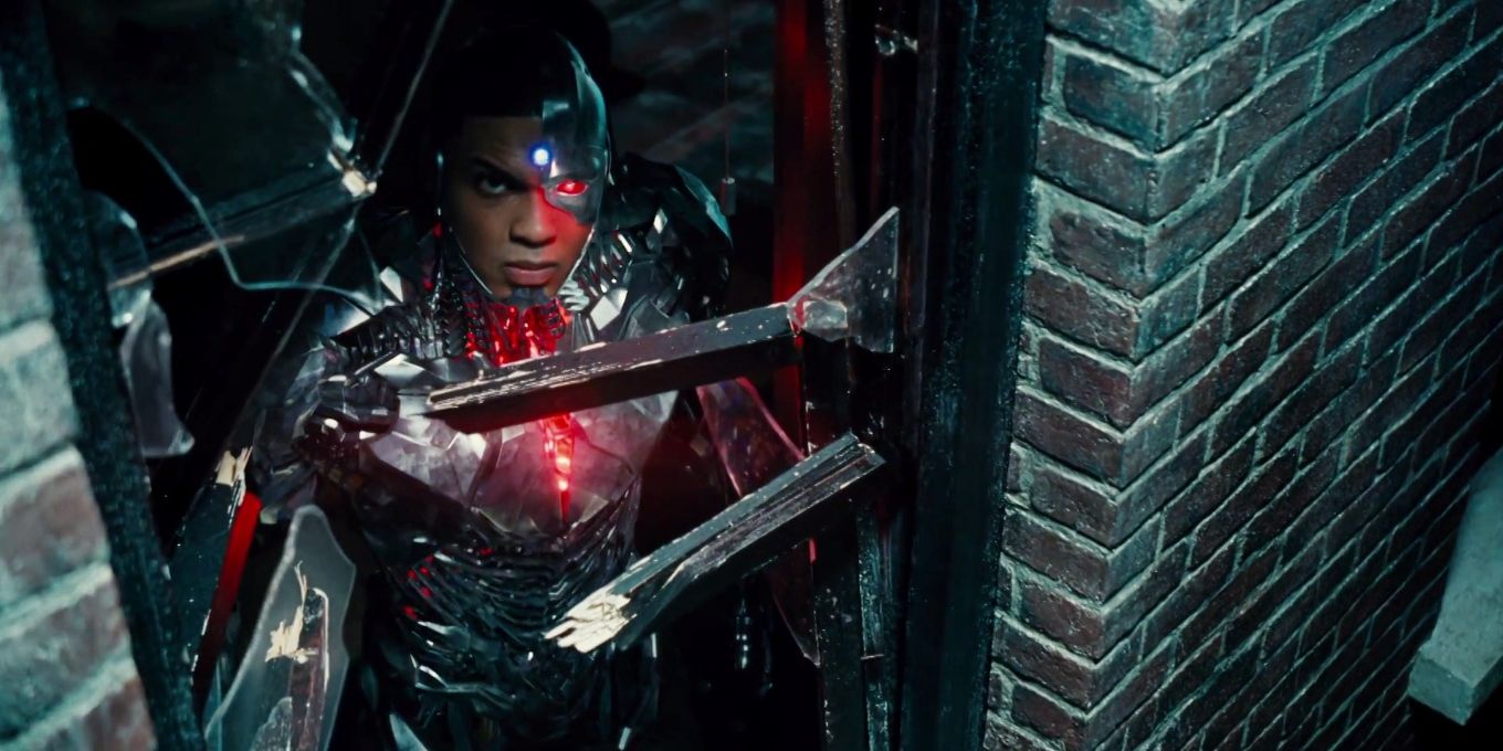 Justice League Trailer Cyborg Broken Window