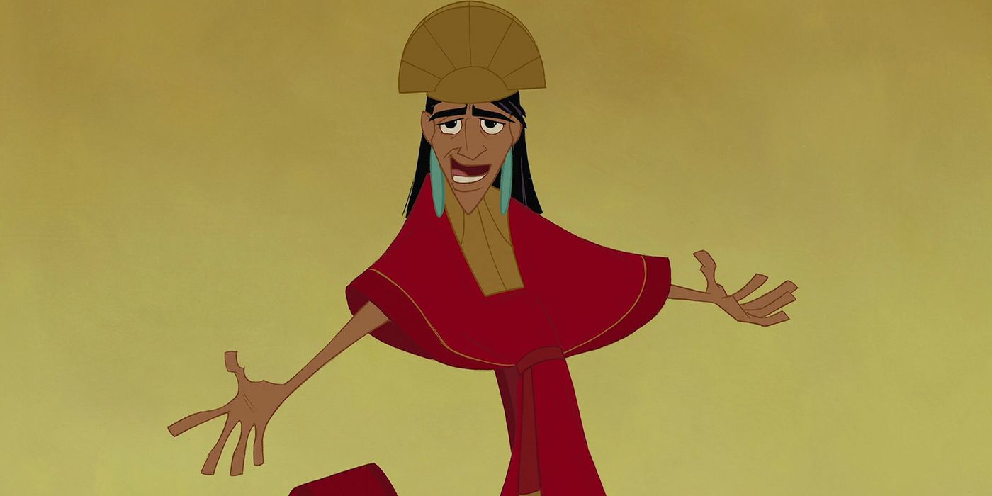 Kuzco getting ready to dance from The Emperor's New Groove