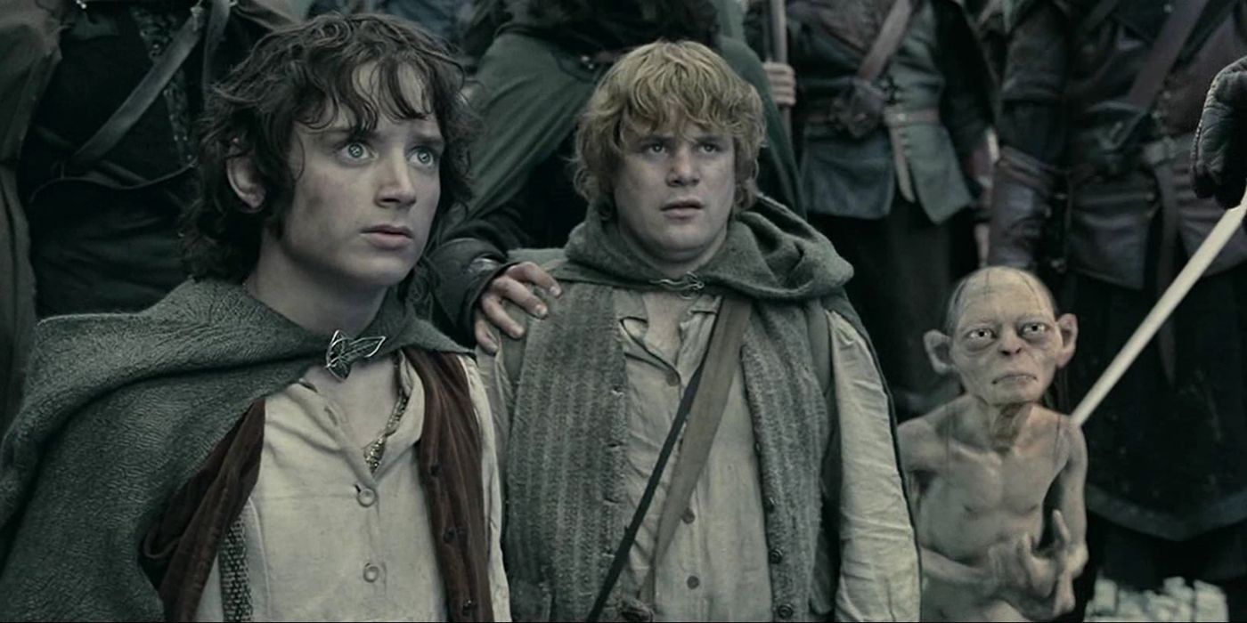 Frodo, Sam, and Gollum held prisoner in Lord of the Rings. 