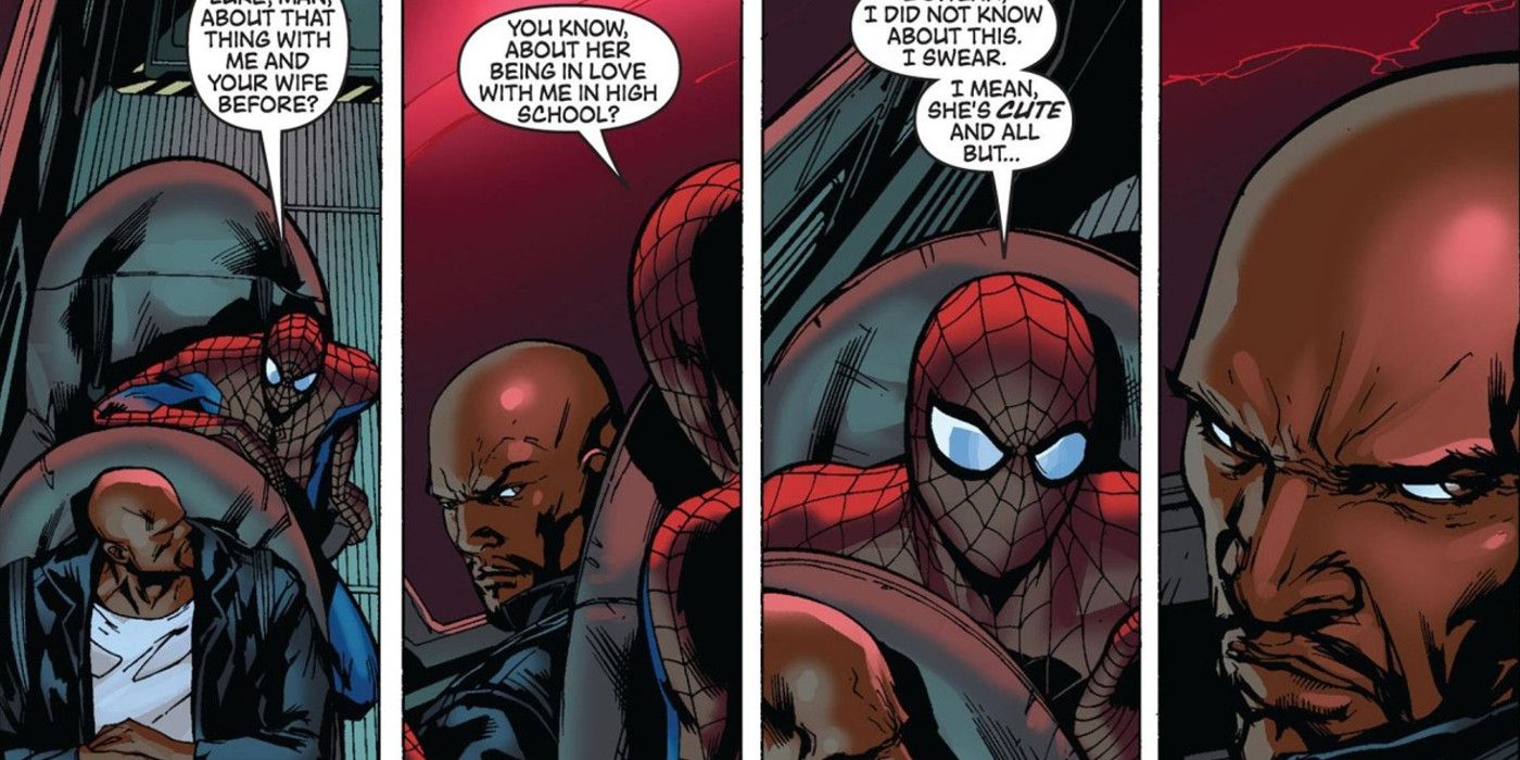 Luke Cage with Spider-Man
