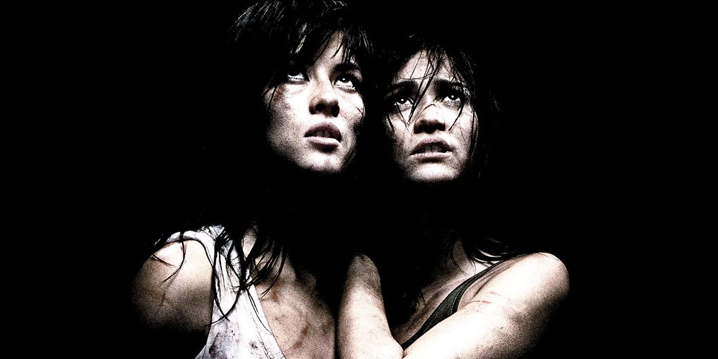 Martyrs poster with Ann and Lucie dirty and looking up