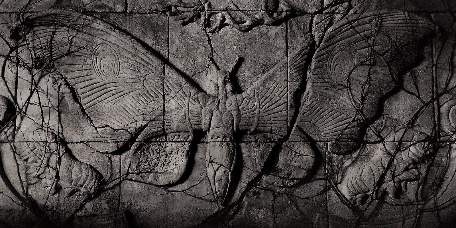 The carving of Mothra in Godzilla King of the Monsters