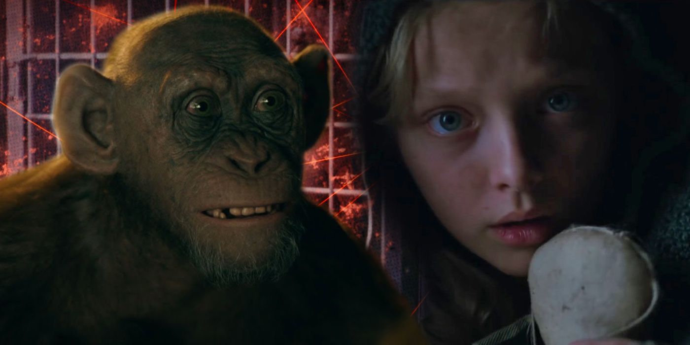 Nova and Bad Ape in War for the Planet of the Apes